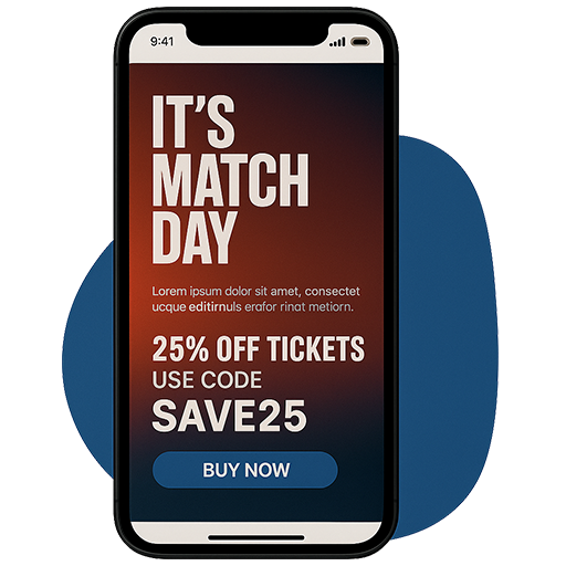 Lifecycle email, SMS and push notifications for sports teams Lifecycle email, SMS and push notifications for sports teams